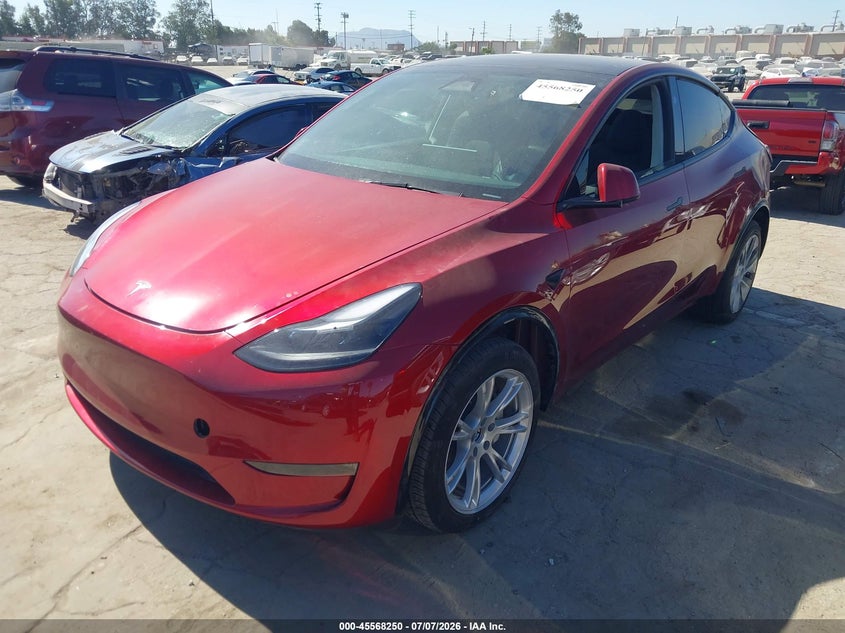 2024 Tesla Model y VIN 7SAYGDEE1RA253434 IAAI salvage auction — REAR END, Salvage (California), sold $11,750 on 2026-07-08 (photo 2)