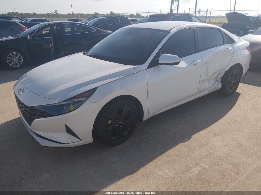 2021 Hyundai Elantra VIN 5NPLM4AG1MH032078 IAAI salvage auction — LEFT SIDE, Original (Texas), sold $5,350 on 2026-07-17 (photo 2)