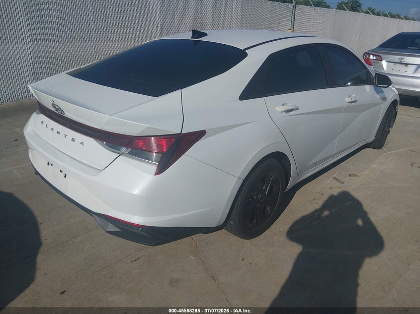 2021 Hyundai Elantra VIN 5NPLM4AG1MH032078 IAAI salvage auction — LEFT SIDE, Original (Texas), sold $5,350 on 2026-07-17 (photo 4)