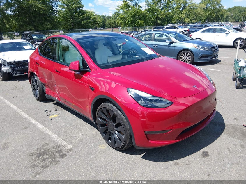 2023 Tesla Model y VIN 7SAYGDEF3PF624814 — IAAI salvage auction photo