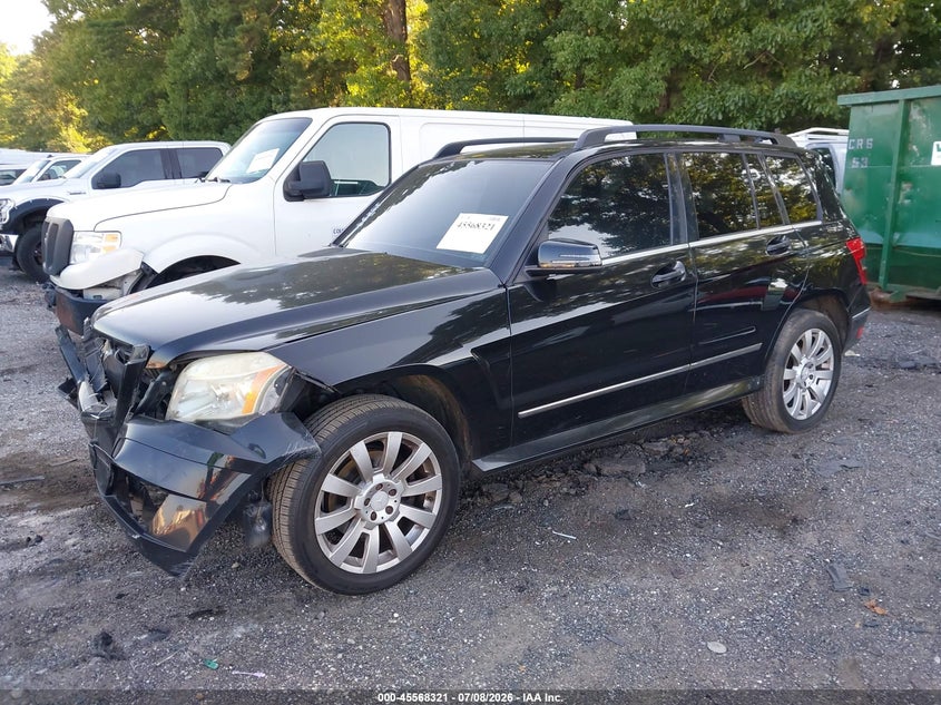 2010 Mercedes-benz Glk-klasse VIN WDCGG5GB9AF480398 IAAI salvage auction — FRONT END, Salvage (Georgia), sold $800 on 2026-08-20 (photo 2)