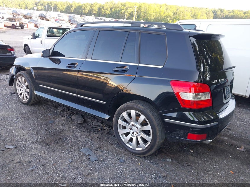 2010 Mercedes-benz Glk-klasse VIN WDCGG5GB9AF480398 IAAI salvage auction — FRONT END, Salvage (Georgia), sold $800 on 2026-08-20 (photo 3)