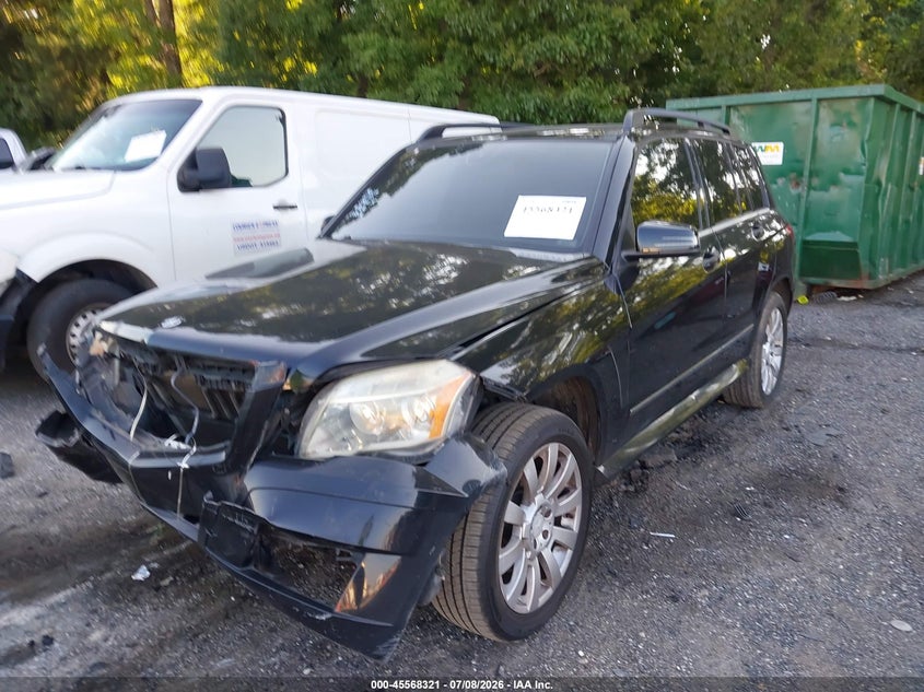 2010 Mercedes-benz Glk-klasse VIN WDCGG5GB9AF480398 IAAI salvage auction — FRONT END, Salvage (Georgia), sold $800 on 2026-08-20 (photo 6)