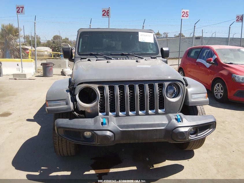 2022 Jeep Wrangler / VIN 1C4JJXP60NW228363 IAAI salvage auction — FRONT END, Clear - Dealer Only (California), sold $18,650 on 2026-07-29 (photo 6)