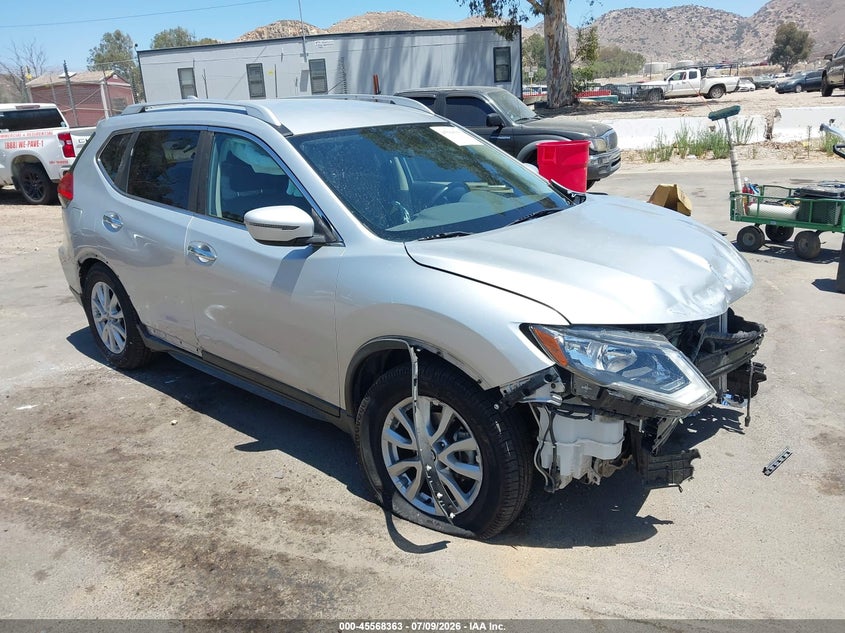 2017 Nissan Rogue VIN JN8AT2MT6HW393057 IAAI salvage auction — FRONT END, Salvage (California), sold $1,075 on 2026-07-28 (photo 1)