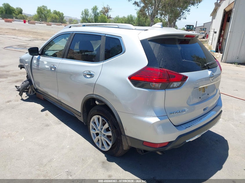 2017 Nissan Rogue VIN JN8AT2MT6HW393057 IAAI salvage auction — FRONT END, Salvage (California), sold $1,075 on 2026-07-28 (photo 3)