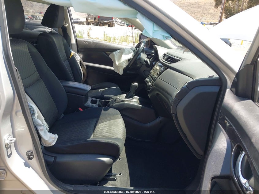 2017 Nissan Rogue VIN JN8AT2MT6HW393057 IAAI salvage auction — FRONT END, Salvage (California), sold $1,075 on 2026-07-28 (photo 5)