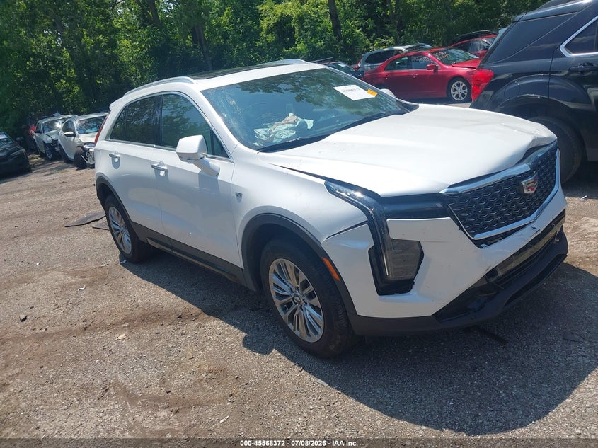 2025 Cadillac Xt4 VIN 1GYFZDR40SF105080 IAAI salvage auction — FRONT END, Salvage (Ohio), sold $8,600 on 2026-07-31 (photo 1)