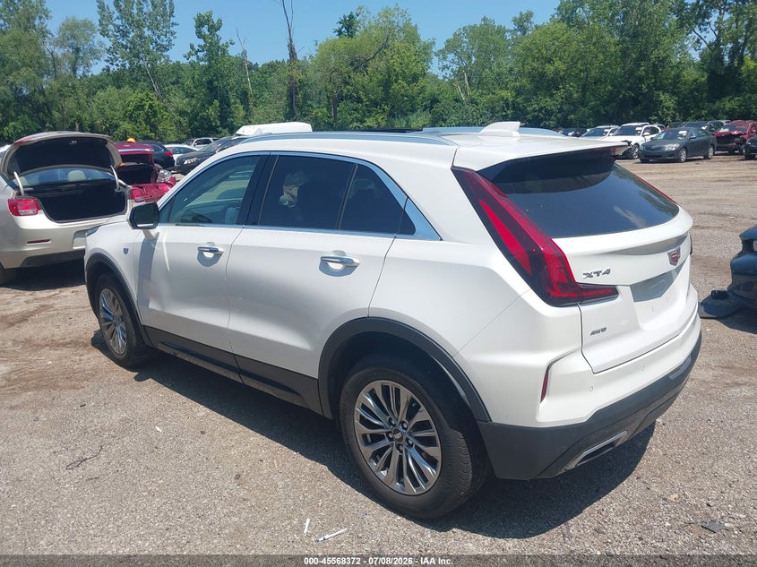 2025 Cadillac Xt4 VIN 1GYFZDR40SF105080 IAAI salvage auction — FRONT END, Salvage (Ohio), sold $8,600 on 2026-07-31 (photo 3)