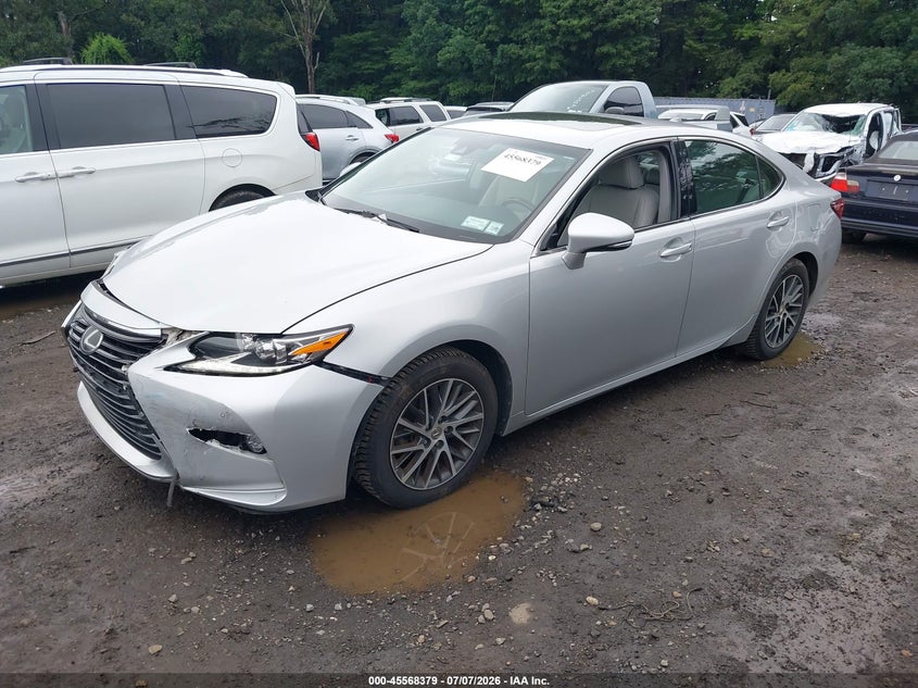 2017 Lexus ES VIN 58ABK1GG8HU074447 IAAI salvage auction — FRONT END, Mv-907A (New York), sold $7,700 on 2026-08-25 (photo 2)