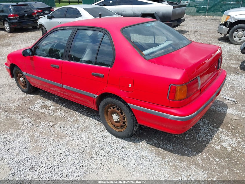 1992 Toyota Tercel VIN JT2EL43A9N0236378 IAAI salvage auction — NORMAL WEAR, Original (Kentucky), sold $50 on 2026-07-29 (photo 3)