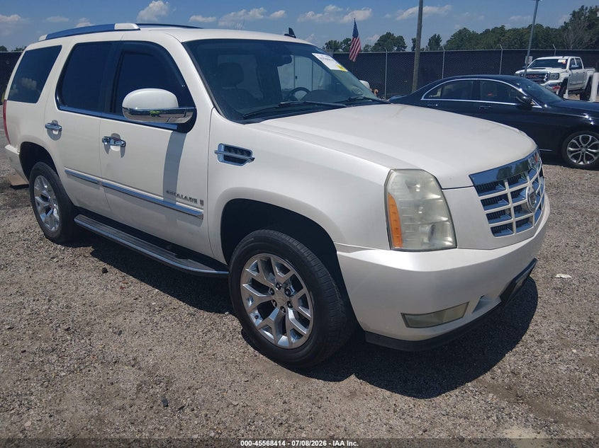 2008 Cadillac Escalade VIN 1GYFK63868R105961 IAAI salvage auction — REAR END, Clear (South Carolina), sold $1,350 on 2026-08-01 (photo 1)
