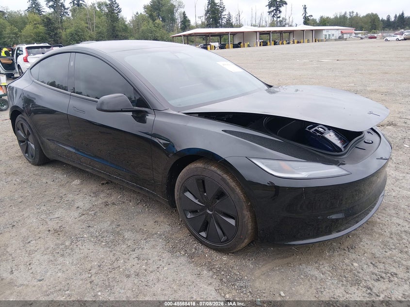 2026 Tesla Model 3 VIN 5YJ3E1EB2TF132536 IAAI salvage auction — REAR END, Bill Of Sale (Washington), sold $21,200 on 2026-07-17 (photo 1)