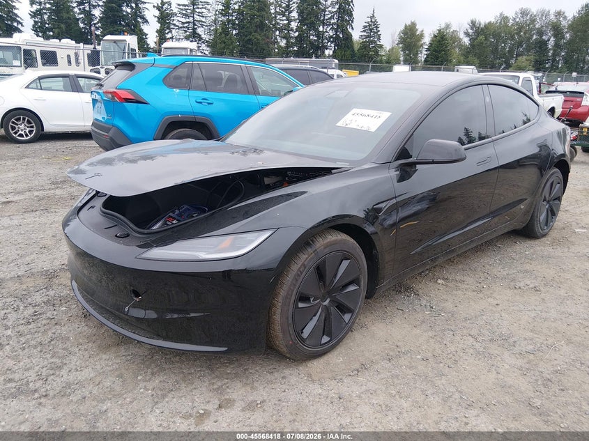 2026 Tesla Model 3 VIN 5YJ3E1EB2TF132536 IAAI salvage auction — REAR END, Bill Of Sale (Washington), sold $21,200 on 2026-07-17 (photo 2)