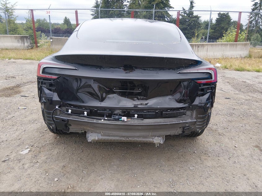 2026 Tesla Model 3 VIN 5YJ3E1EB2TF132536 IAAI salvage auction — REAR END, Bill Of Sale (Washington), sold $21,200 on 2026-07-17 (photo 6)
