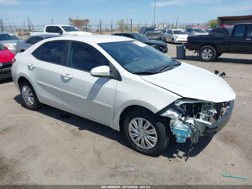 2015 Toyota Corolla VIN 5YFBPRHE9FP354641 IAAI salvage auction — FRONT END, Salvage Title, sold $3,350 on 2026-08-01 (photo 1)