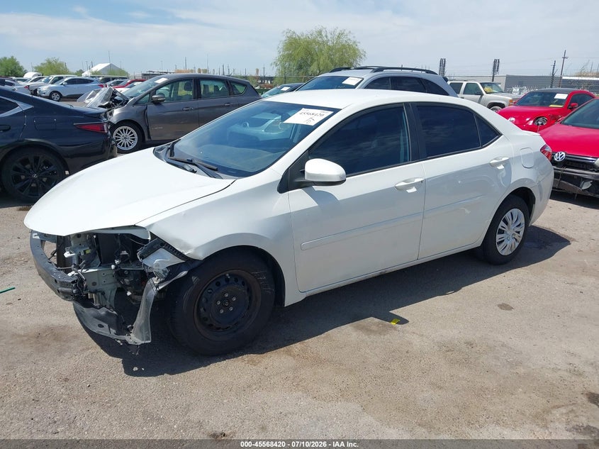 2015 Toyota Corolla VIN 5YFBPRHE9FP354641 IAAI salvage auction — FRONT END, Salvage Title, sold $3,350 on 2026-08-01 (photo 2)