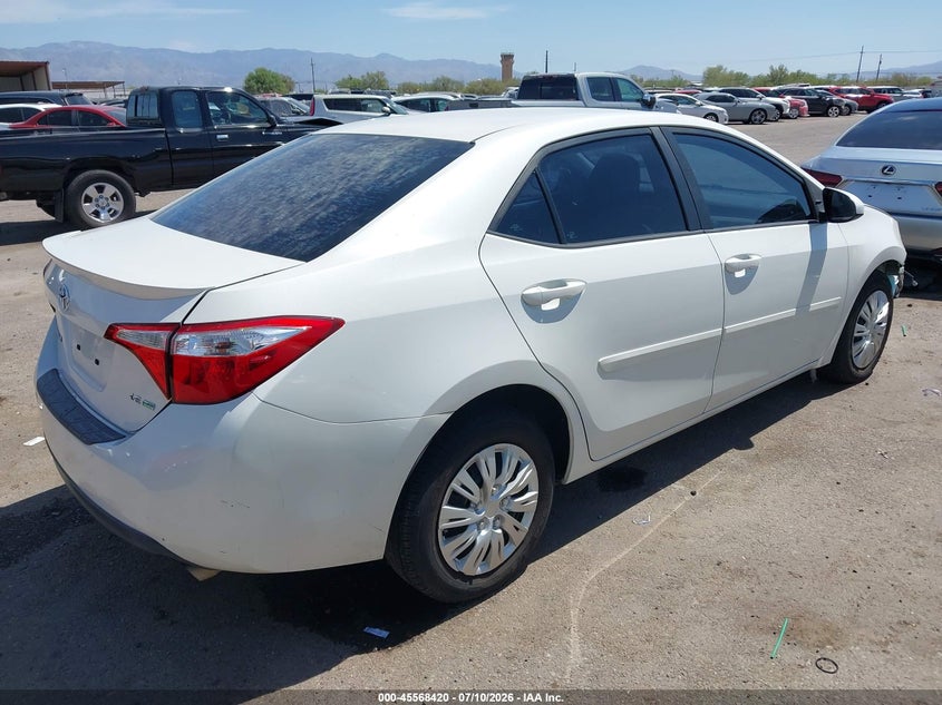 2015 Toyota Corolla VIN 5YFBPRHE9FP354641 IAAI salvage auction — FRONT END, Salvage Title, sold $3,350 on 2026-08-01 (photo 4)