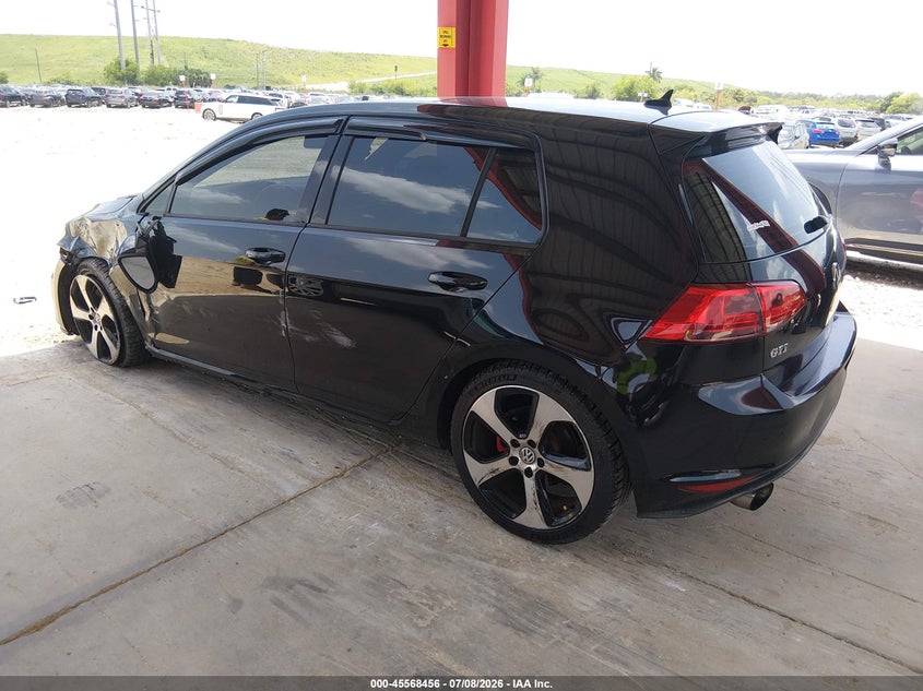 2015 Volkswagen Golf gti VIN 3VW4T7AU8FM002665 IAAI salvage auction — FRONT END, Salvage Title, sold $2,500 on 2026-08-02 (photo 3)
