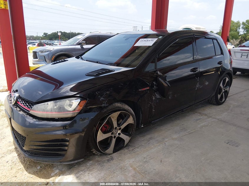2015 Volkswagen Golf gti VIN 3VW4T7AU8FM002665 IAAI salvage auction — FRONT END, Salvage Title, sold $2,500 on 2026-08-02 (photo 6)