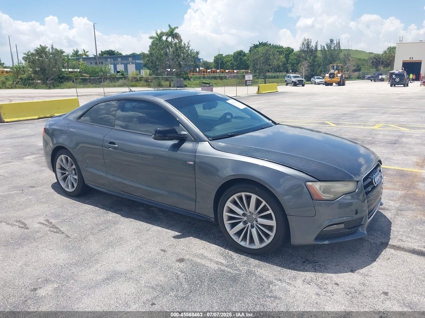 2017 Audi A5 VIN WAUD2AFR9HA000444 IAAI salvage auction — NORMAL WEAR, Salvage (Florida), sold $400 on 2026-07-30 (photo 1)