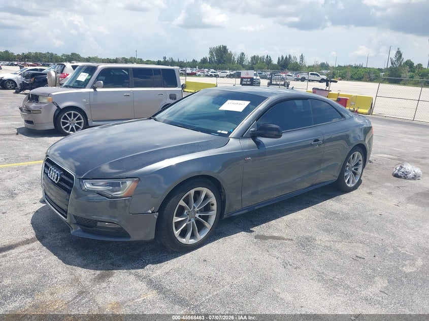 2017 Audi A5 VIN WAUD2AFR9HA000444 IAAI salvage auction — NORMAL WEAR, Salvage (Florida), sold $400 on 2026-07-30 (photo 2)