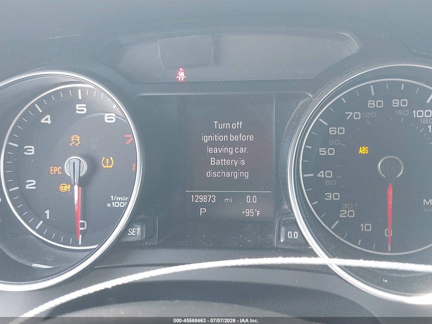 2017 Audi A5 VIN WAUD2AFR9HA000444 IAAI salvage auction — NORMAL WEAR, Salvage (Florida), sold $400 on 2026-07-30 (photo 7)