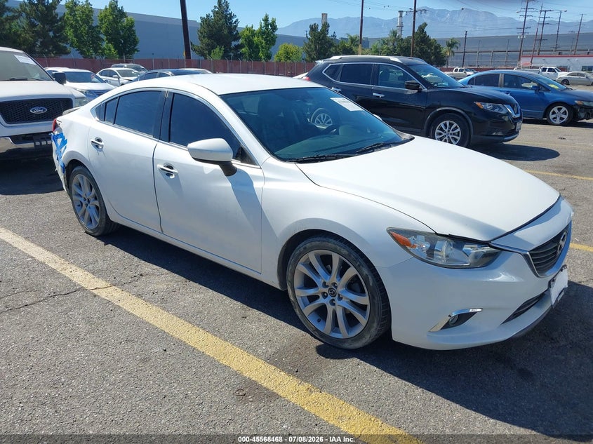 2015 Mazda 6 VIN JM1GJ1V50F1223163 IAAI salvage auction — REAR END, Salvage (California), sold $1,625 on 2026-07-28 (photo 1)