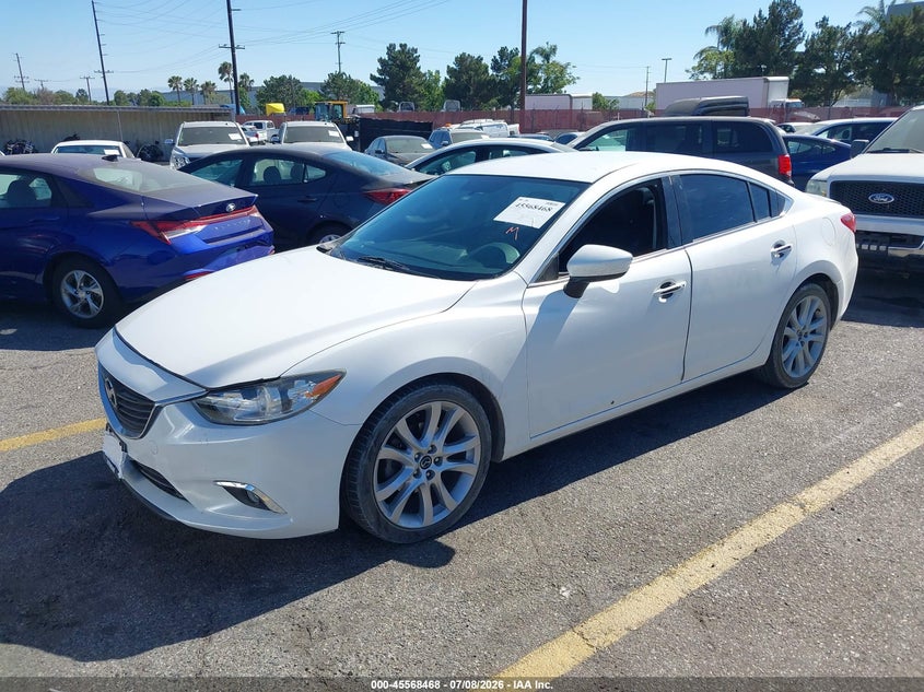 2015 Mazda 6 VIN JM1GJ1V50F1223163 IAAI salvage auction — REAR END, Salvage (California), sold $1,625 on 2026-07-28 (photo 2)