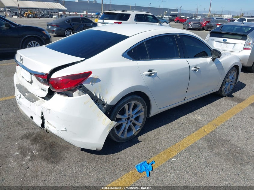 2015 Mazda 6 VIN JM1GJ1V50F1223163 IAAI salvage auction — REAR END, Salvage (California), sold $1,625 on 2026-07-28 (photo 4)