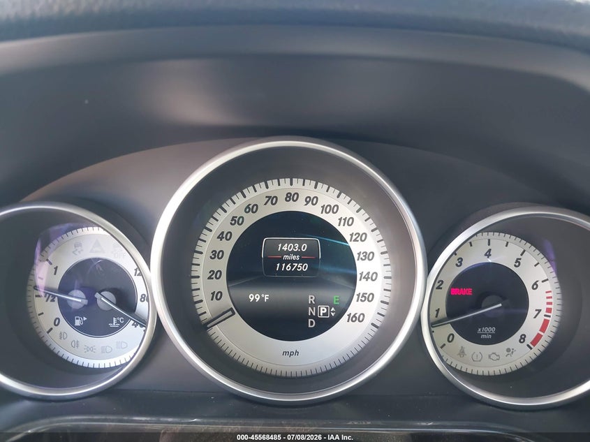 2014 Mercedes-benz E-klasse VIN WDDHF5KB3EA869471 IAAI salvage auction — REAR END, Wait Title, sold $2,250 on 2026-08-16 (photo 7)