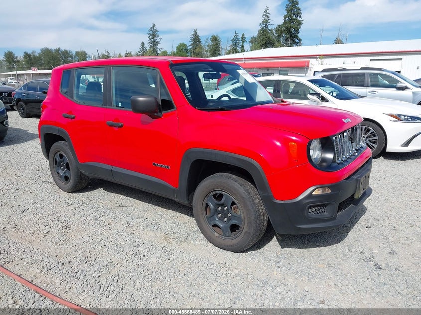 2017 Jeep Renegade VIN ZACCJBAB1HPF38699 IAAI salvage auction — LEFT FRONT, Salvage Title, sold $2,000 on 2026-07-24 (photo 1)