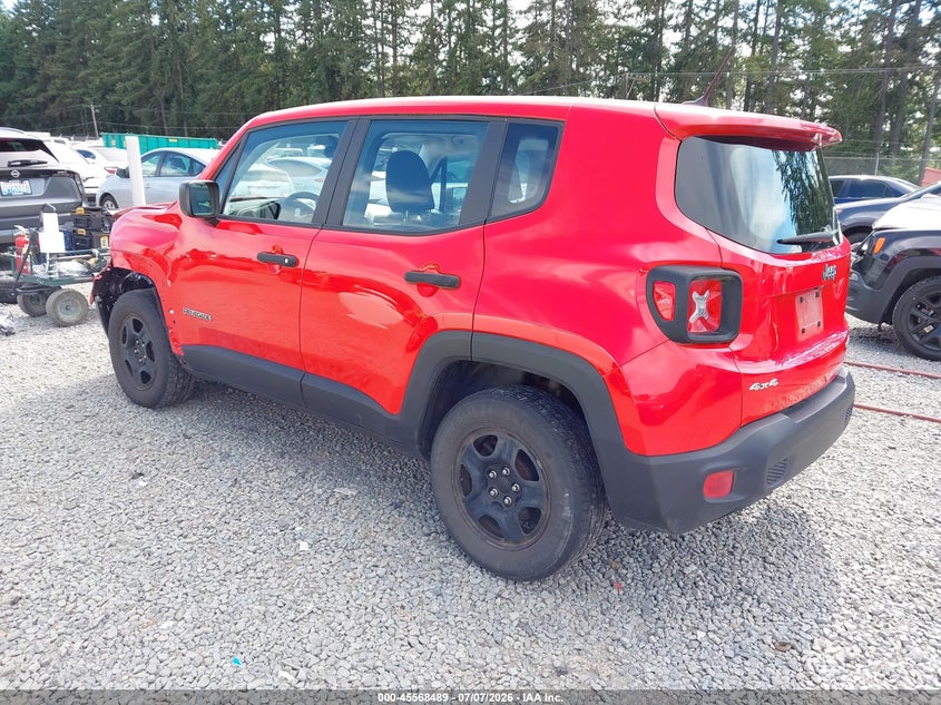 2017 Jeep Renegade VIN ZACCJBAB1HPF38699 IAAI salvage auction — LEFT FRONT, Salvage Title, sold $2,000 on 2026-07-24 (photo 3)