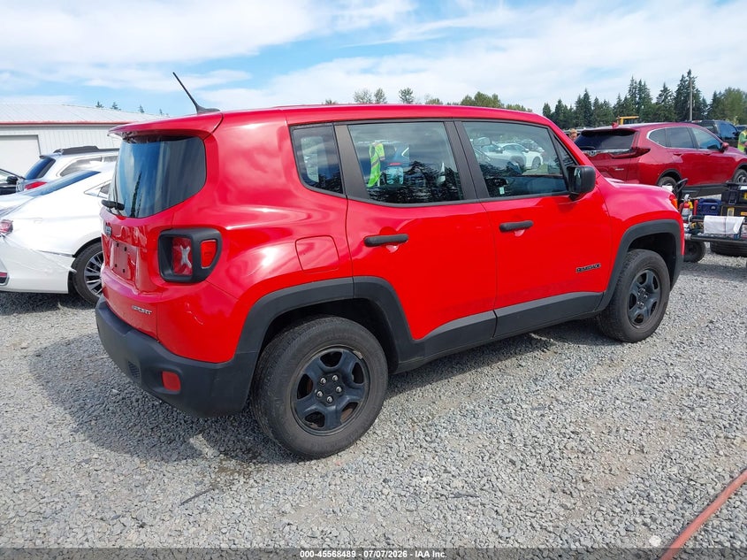 2017 Jeep Renegade VIN ZACCJBAB1HPF38699 IAAI salvage auction — LEFT FRONT, Salvage Title, sold $2,000 on 2026-07-24 (photo 4)