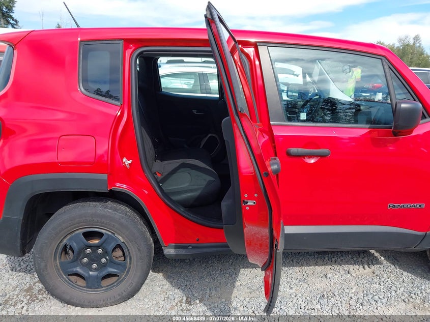 2017 Jeep Renegade VIN ZACCJBAB1HPF38699 IAAI salvage auction — LEFT FRONT, Salvage Title, sold $2,000 on 2026-07-24 (photo 8)