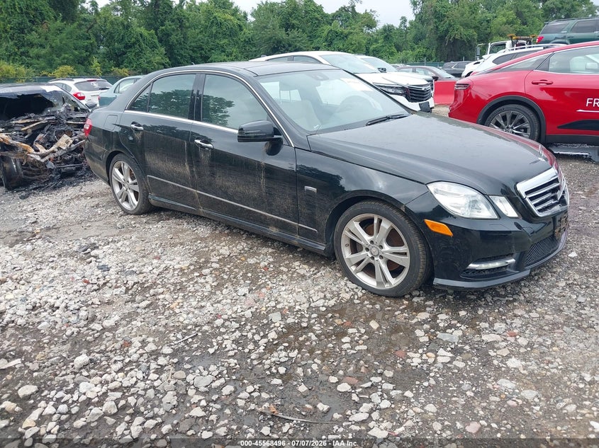 2012 Mercedes-benz E-klasse VIN WDDHF8JB4CA553304 IAAI salvage auction — NORMAL WEAR, Clear (Virginia), sold $1,650 on 2026-07-23 (photo 1)
