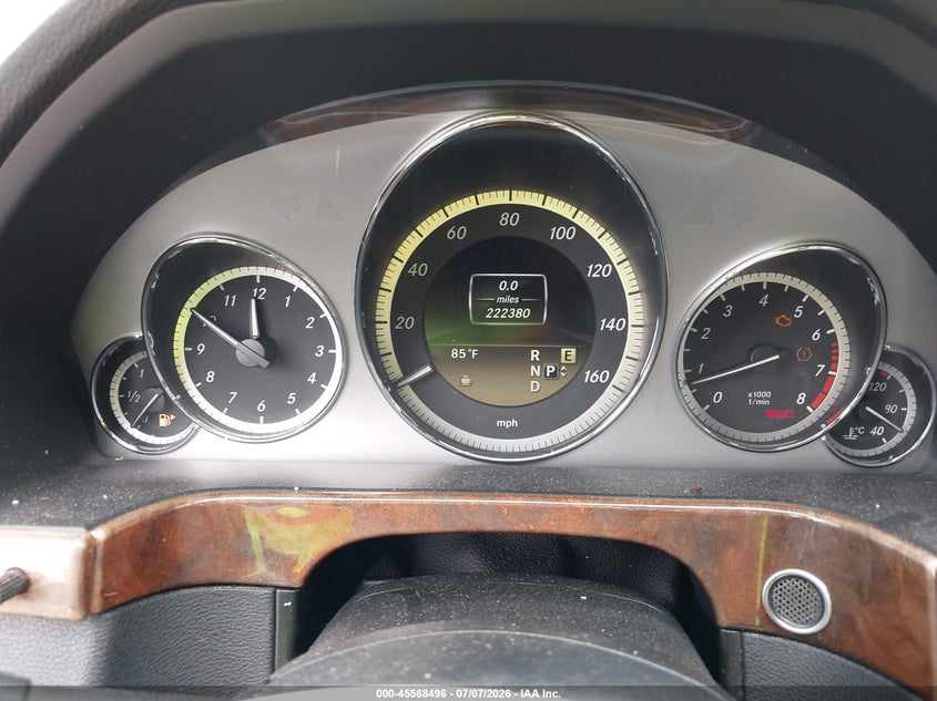 2012 Mercedes-benz E-klasse VIN WDDHF8JB4CA553304 IAAI salvage auction — NORMAL WEAR, Clear (Virginia), sold $1,650 on 2026-07-23 (photo 7)