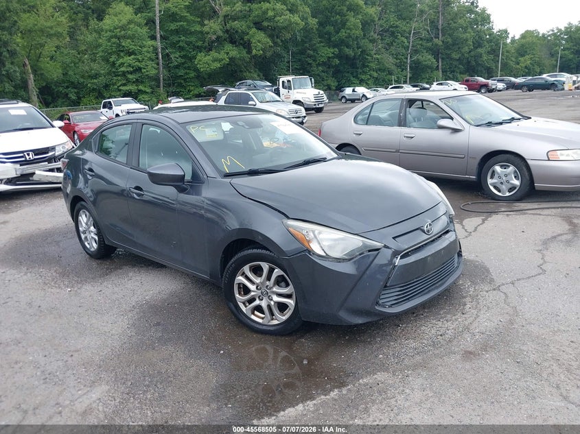 2016 Scion Ia VIN 3MYDLBZV9GY131402 IAAI salvage auction — FRONT END, Salvage Title, sold $2,050 on 2026-08-01 (photo 1)