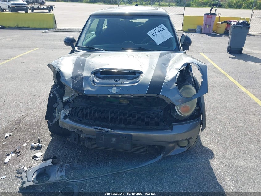2010 Mini Cooper VIN WMWMF7C58ATW89394 IAAI salvage auction — FRONT END, Rebuildable (Florida), sold $375 on 2026-08-20 (photo 6)