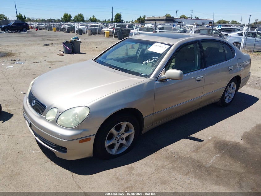2001 Lexus Gs 300 VIN JT8BD69SX10128234 IAAI salvage auction — NORMAL WEAR, Clear - Dealer Only (California), sold $800 on 2026-07-29 (photo 2)