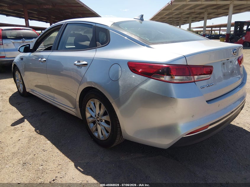 2018 Kia Optima VIN 5XXGT4L38JG252551 IAAI salvage auction — NORMAL WEAR, Salvage Title, sold $2,200 on 2026-07-14 (photo 3)