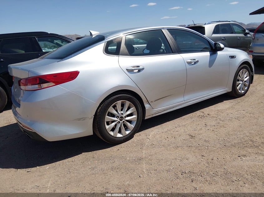 2018 Kia Optima VIN 5XXGT4L38JG252551 IAAI salvage auction — NORMAL WEAR, Salvage Title, sold $2,200 on 2026-07-14 (photo 4)