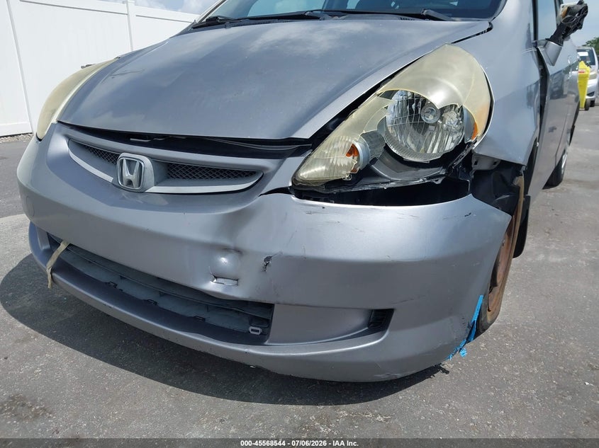 2008 Honda Fit VIN JHMGD38418S054790 IAAI salvage auction — NORMAL WEAR, Clear (Florida), sold $325 on 2026-07-29 (photo 6)