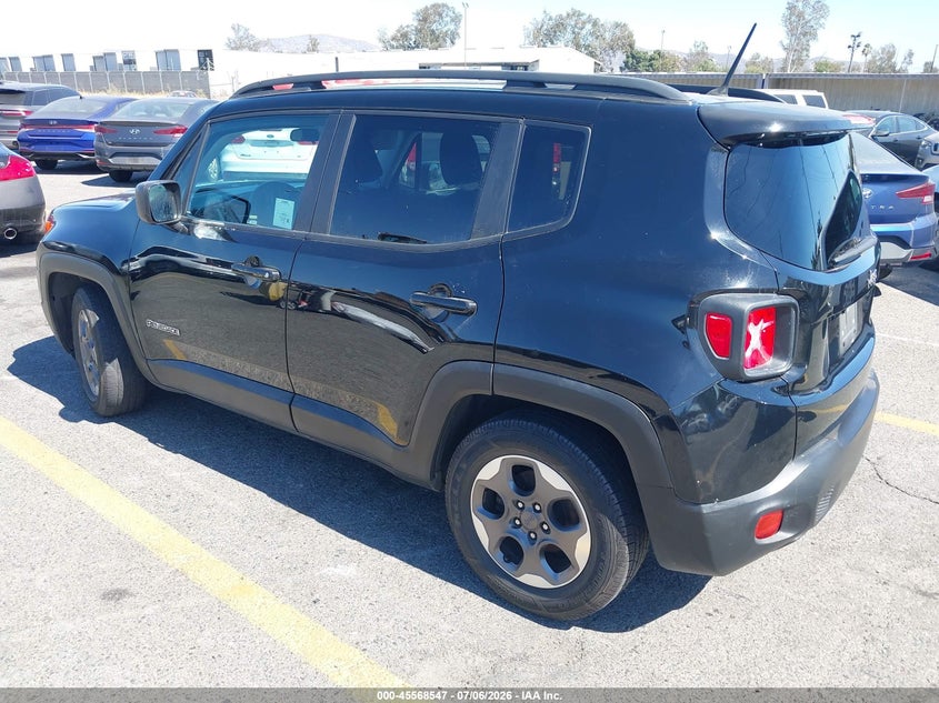 2017 Jeep Renegade VIN ZACCJAAB7HPF54206 IAAI salvage auction — NORMAL WEAR, Clear - Dealer Only (California), sold $1,050 on 2026-07-28 (photo 3)