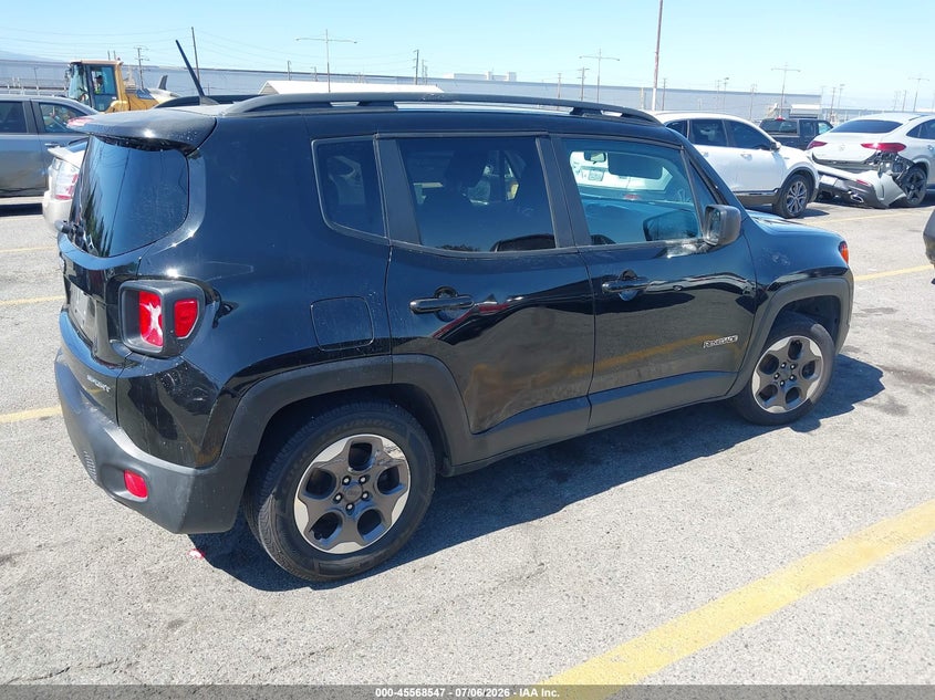 2017 Jeep Renegade VIN ZACCJAAB7HPF54206 IAAI salvage auction — NORMAL WEAR, Clear - Dealer Only (California), sold $1,050 on 2026-07-28 (photo 4)