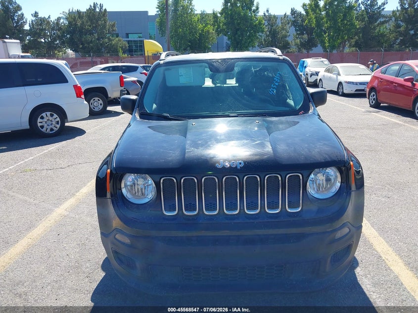 2017 Jeep Renegade VIN ZACCJAAB7HPF54206 IAAI salvage auction — NORMAL WEAR, Clear - Dealer Only (California), sold $1,050 on 2026-07-28 (photo 6)
