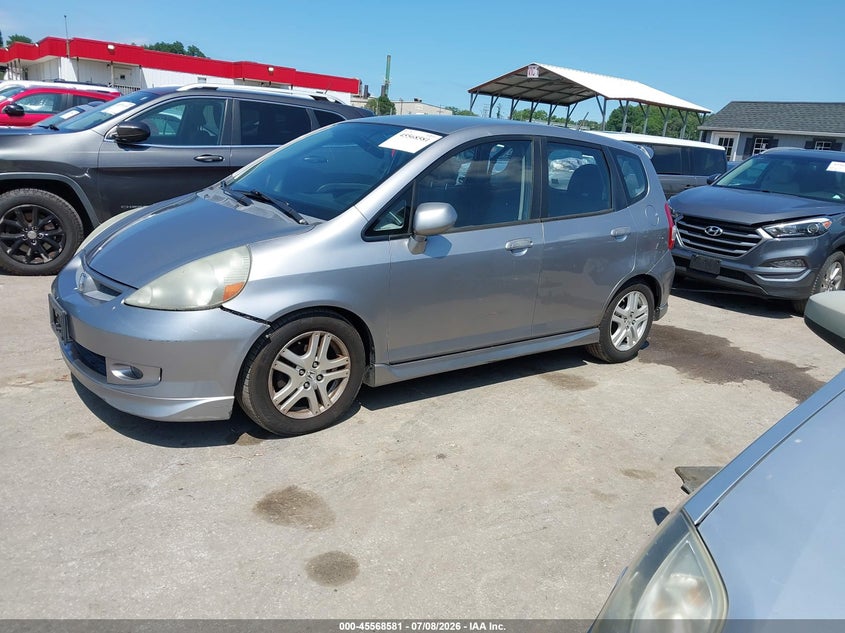2007 Honda Fit VIN JHMGD38647S042794 IAAI salvage auction — SIDE, Salvage - Greater Than 75% (Maryland), sold $450 on 2026-08-01 (photo 2)