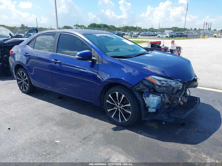 2018 Toyota Corolla VIN 5YFBURHEXJP826489 IAAI salvage auction — FRONT END, Rebuildable (Florida), sold $3,000 on 2026-07-23 (photo 1)