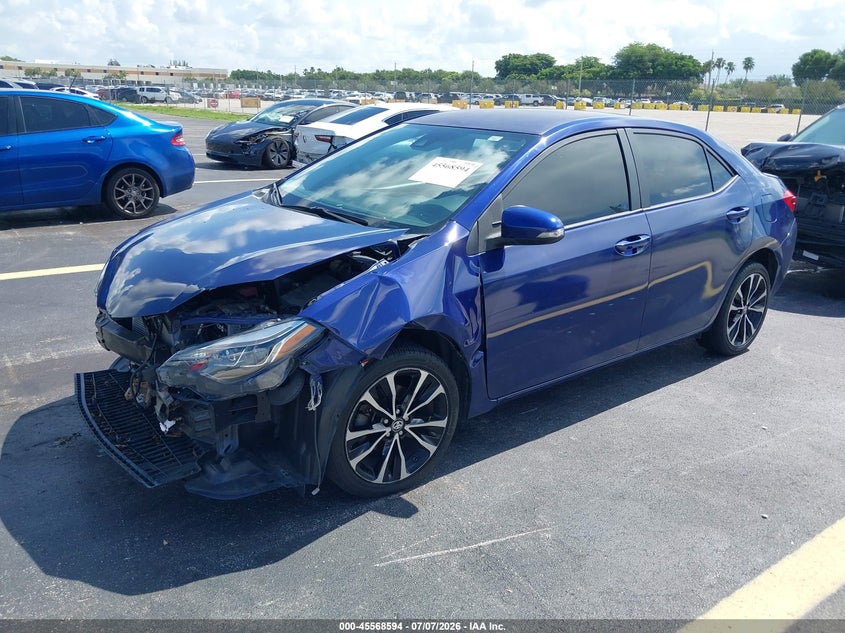 2018 Toyota Corolla VIN 5YFBURHEXJP826489 IAAI salvage auction — FRONT END, Rebuildable (Florida), sold $3,000 on 2026-07-23 (photo 2)