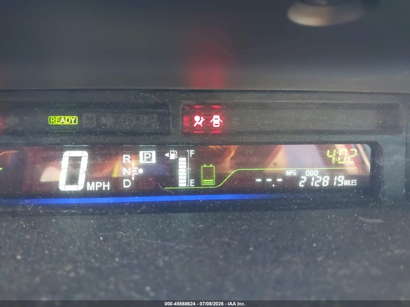 2014 Toyota Prius v VIN JTDZN3EU3E3320313 IAAI salvage auction — RIGHT FRONT, Salvage Title, sold $1,450 on 2026-07-17 (photo 7)